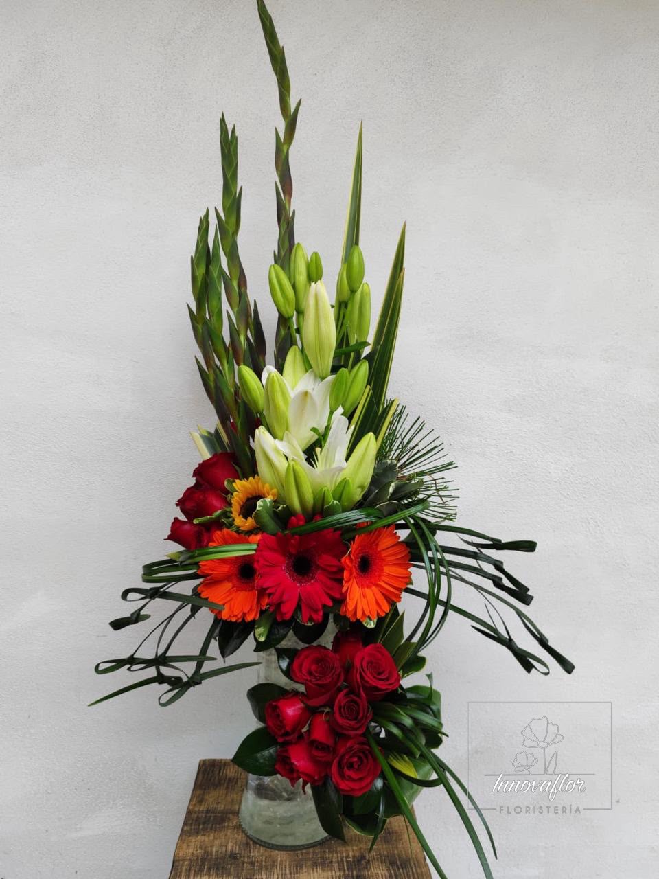 Bouquet de flores frescas para aniversario, Innovaflor